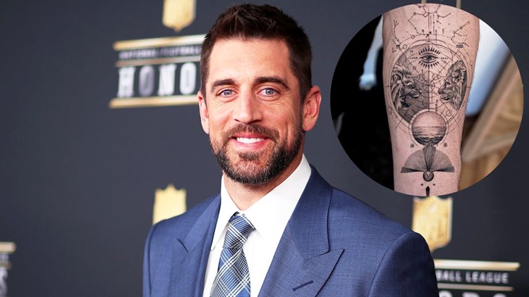 Aaron Rodgers new tattoo linked to rumored girlfriend Blu of Earth