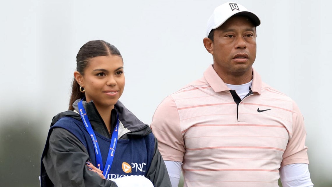 Tiger Woods' 16-Year-Old Daughter Sam Caddies for Him at PNC Championship  in Orlando: Watch | kare11.com