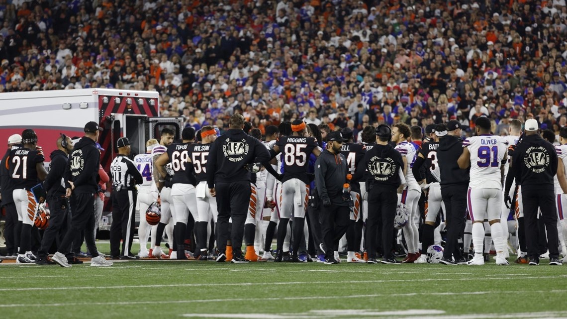 NFL postpones Bills-Bengals MNF game after Damar Hamlin's chilling