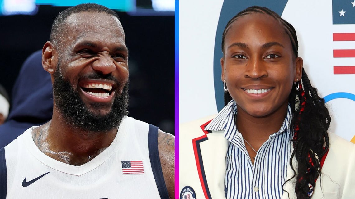 LeBron James and Coco Gauff Named Team USA Flagbearers at 2024 Paris