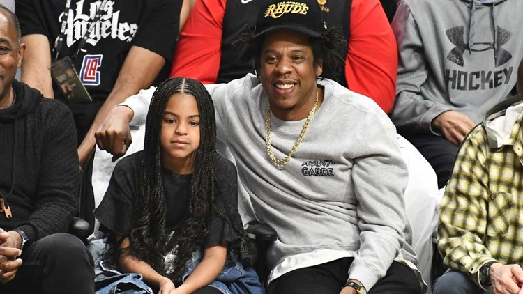 Jay-Z, Blue Ivy turn Super Bowl into cute daddy-daughter date