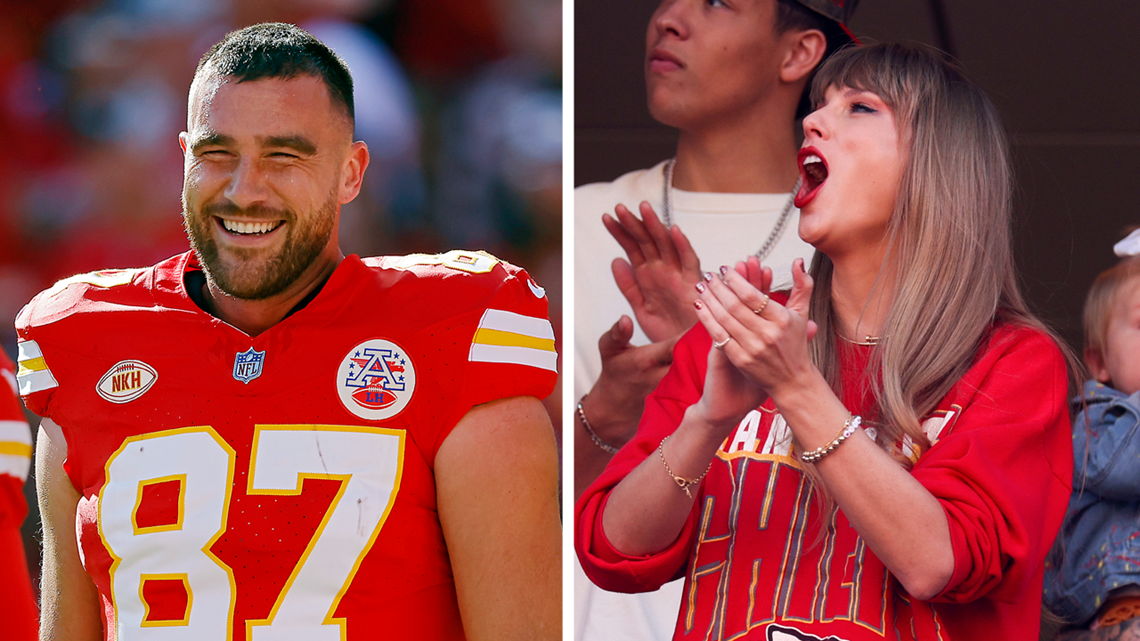 Taylor Swift is a Travis Kelce fan and suddenly, so is everyone else as NFL  player's jersey sales skyrocket