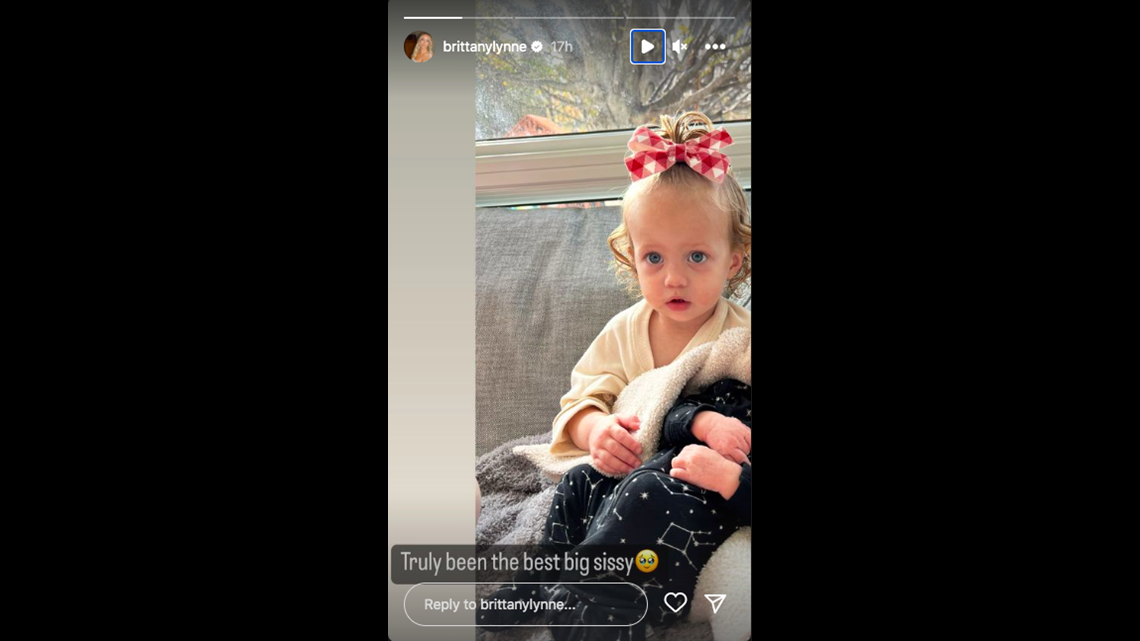 Brittany Mahomes shares photo of daughter Sterling holding baby brother -  Good Morning America