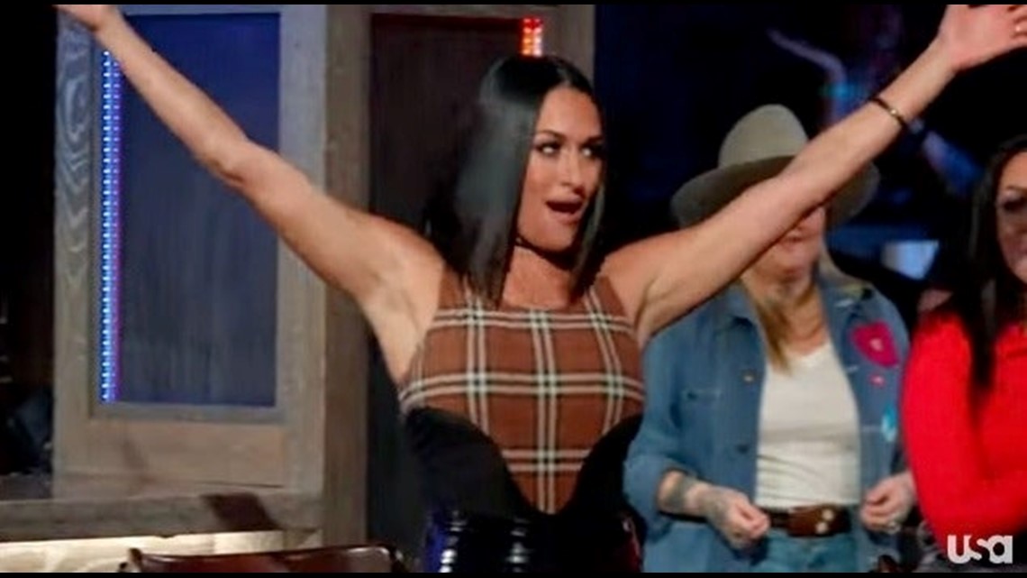 Nikki Bella Interviews Blake Shelton & Carson Daly About Barmageddon -  EXCLUSIVE