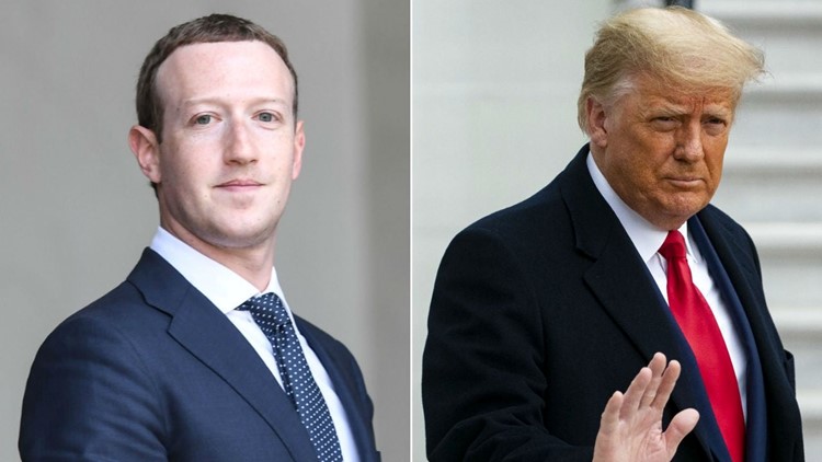 Donald Trump Banned from Facebook and Instagram Indefinitely, Mark  Zuckerberg Says | kare11.com