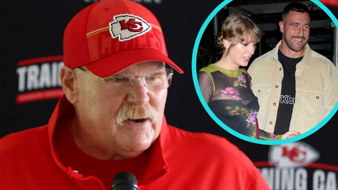 Why Travis Kelce's Kansas City Chiefs Coach Andy Reid Is 'Glad' About His  Taylor Swift Romance | kare11.com