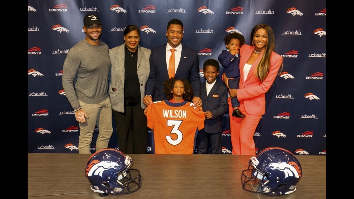 Russell Wilson Has Ciara and Kids by His Side as He's Introduced