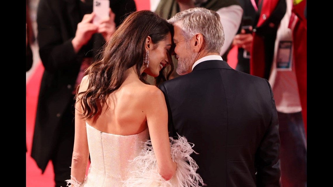 A first look at Amal's wedding dress | Page Six