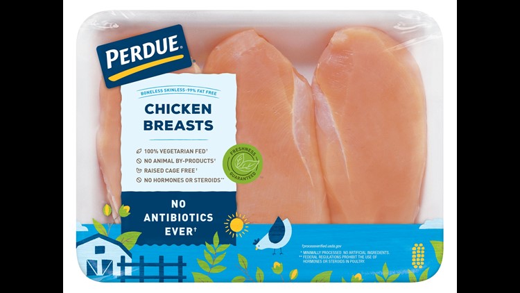 Perdues New Packaging Features A Blue Cartoon Chicken Her Name Is