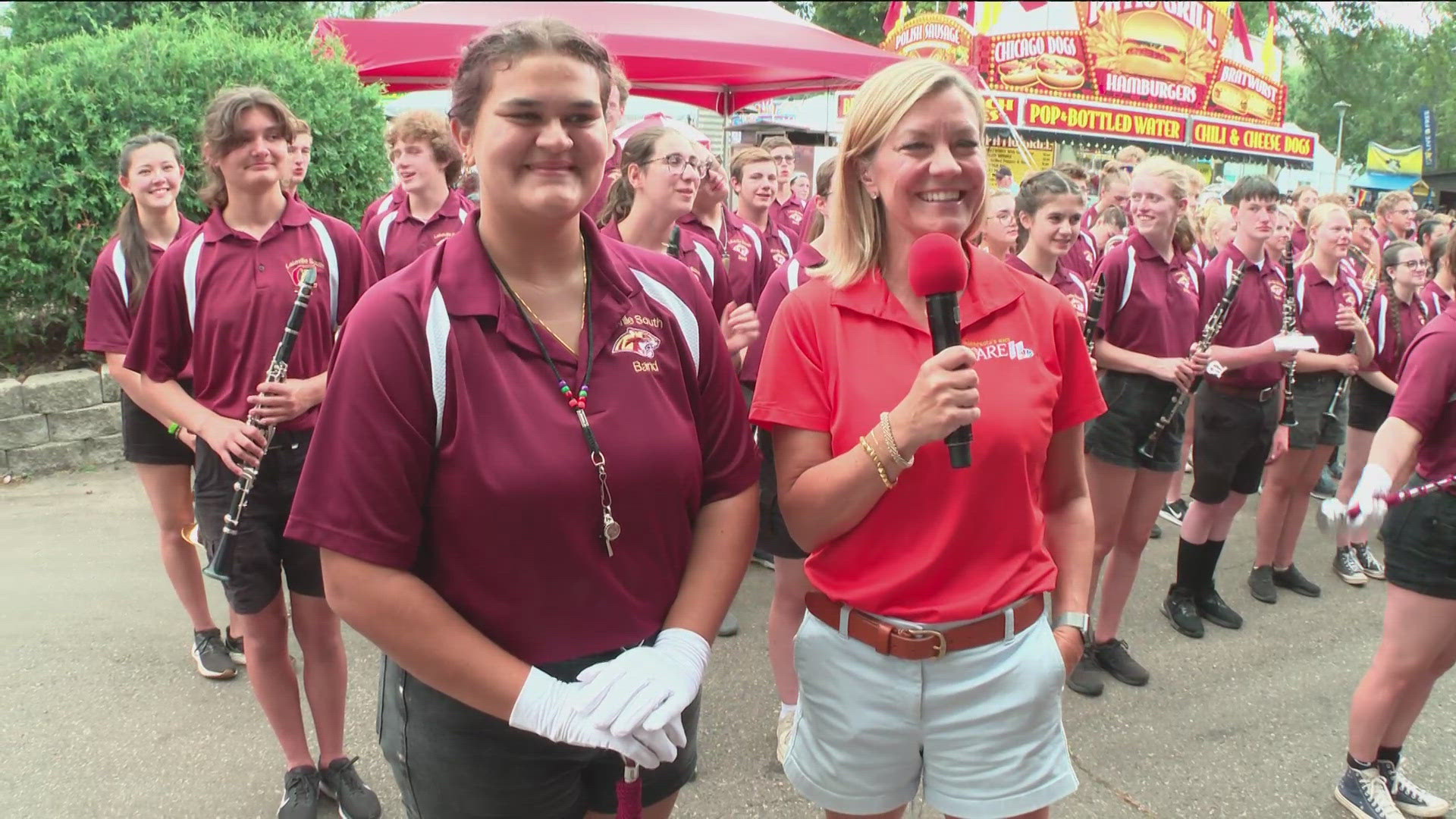 The Lakeville South Marching Band joined KARE 11 News at 5 at the KARE barn.