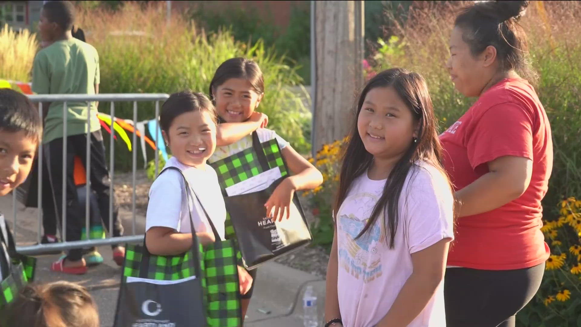 About 5,000 people attended the 14th Annual Back to School event, organized by Family Values for Life.