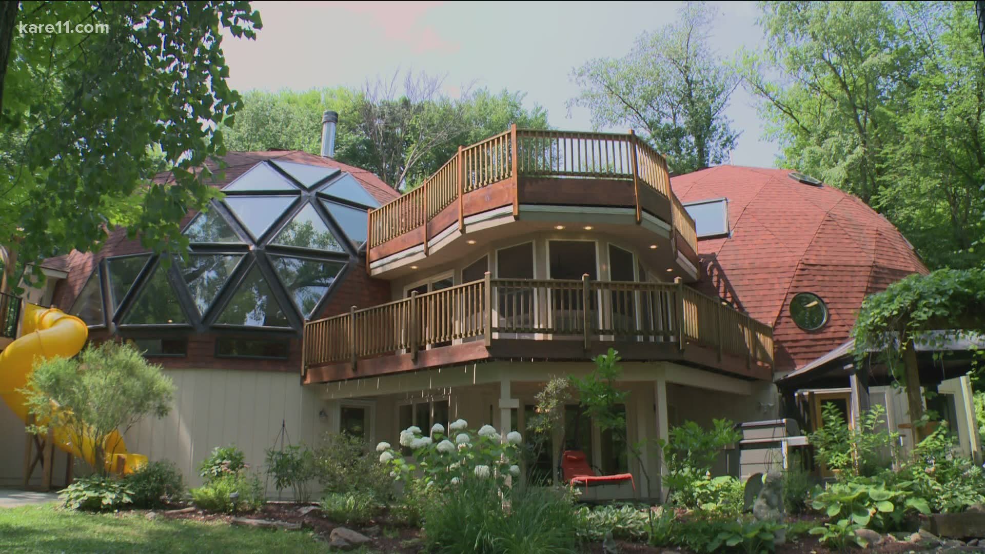 A unique home in Eden Prairie is about to hit the market. It's a house connected by two geodesic domes