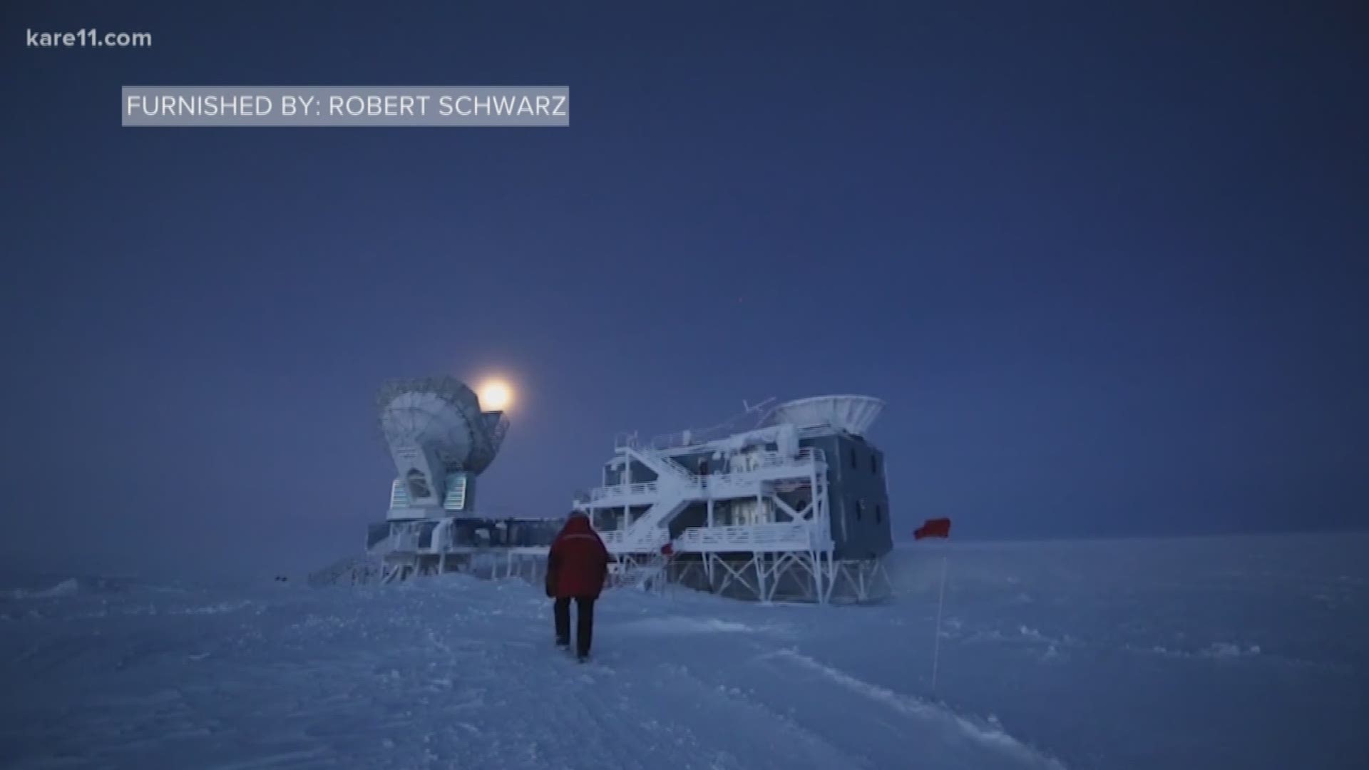 U of M scientist Robert Schwarz has spent the most winters, more than anyone else, in total darkness at the South Pole. What he is looking for is how the universe formed. https://kare11.tv/2CEOTrp