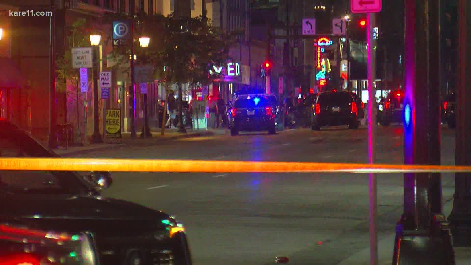 Minneapolis police are investigating after 12 people were shot early Sunday morning in Uptown.