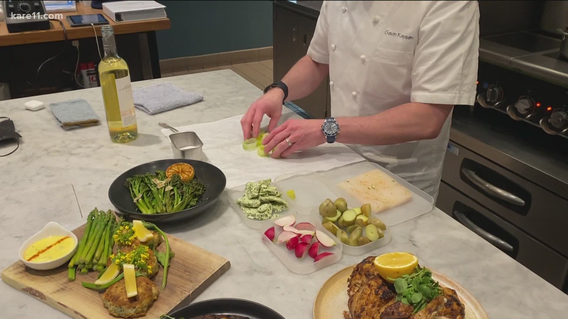 GK at Home is an interactive livestream cooking class that brings the Soigne Hospitality restaurant experience to your home.