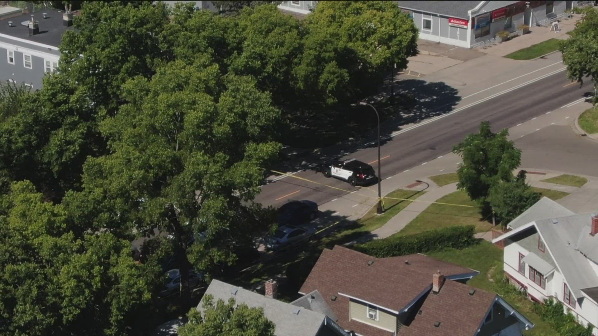 An officer shot a 40-year-old in the jaw after the man opened fire in the 4000 block of Minnehaha Avenue early on Saturday morning.