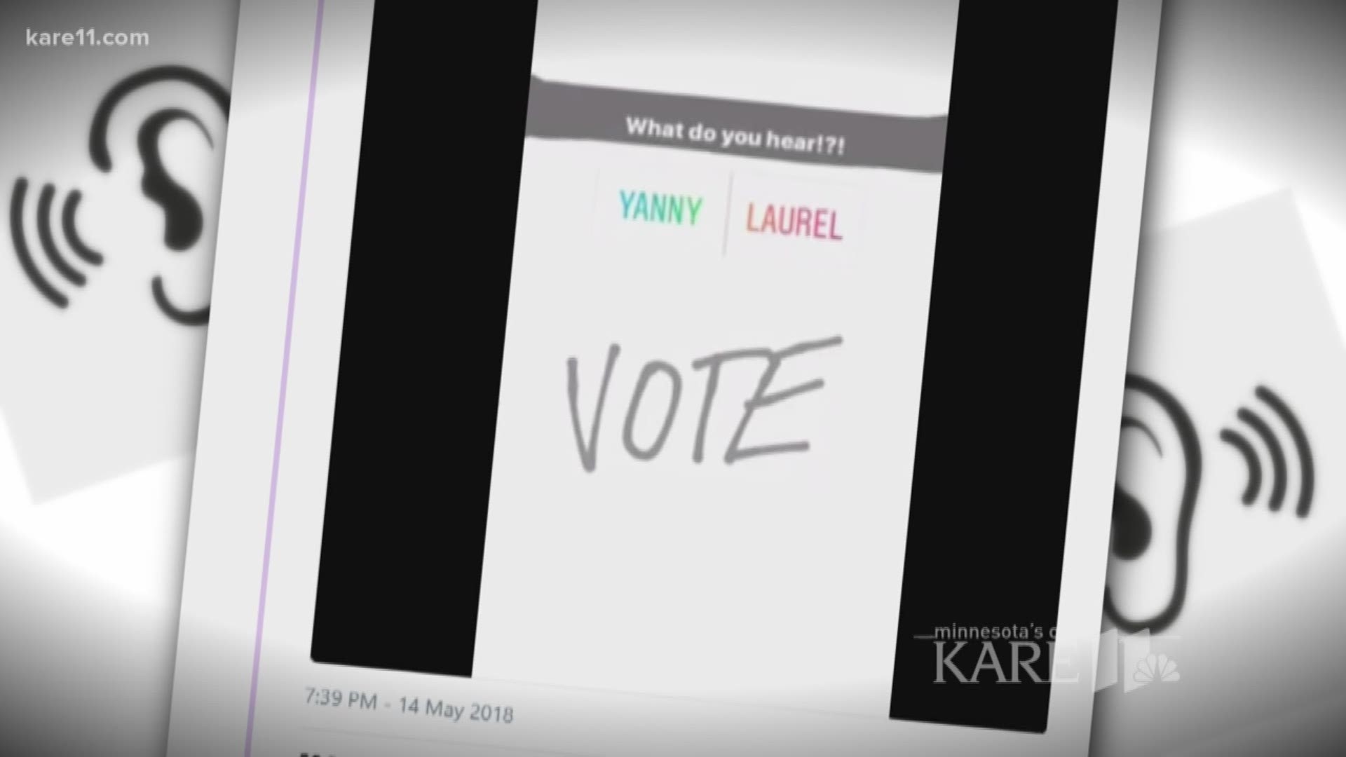People worked up over 'Yanny' or 'Laurel'
