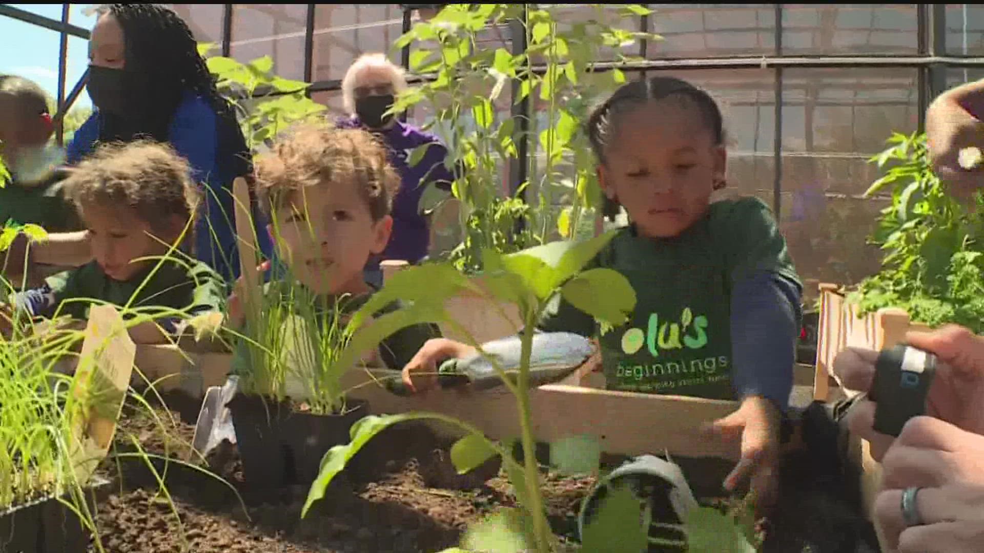 Nearly 150 kids from preschool to high school participate in the weekly gardening and healthy eating programs at the North Minneapolis Community YMCA.