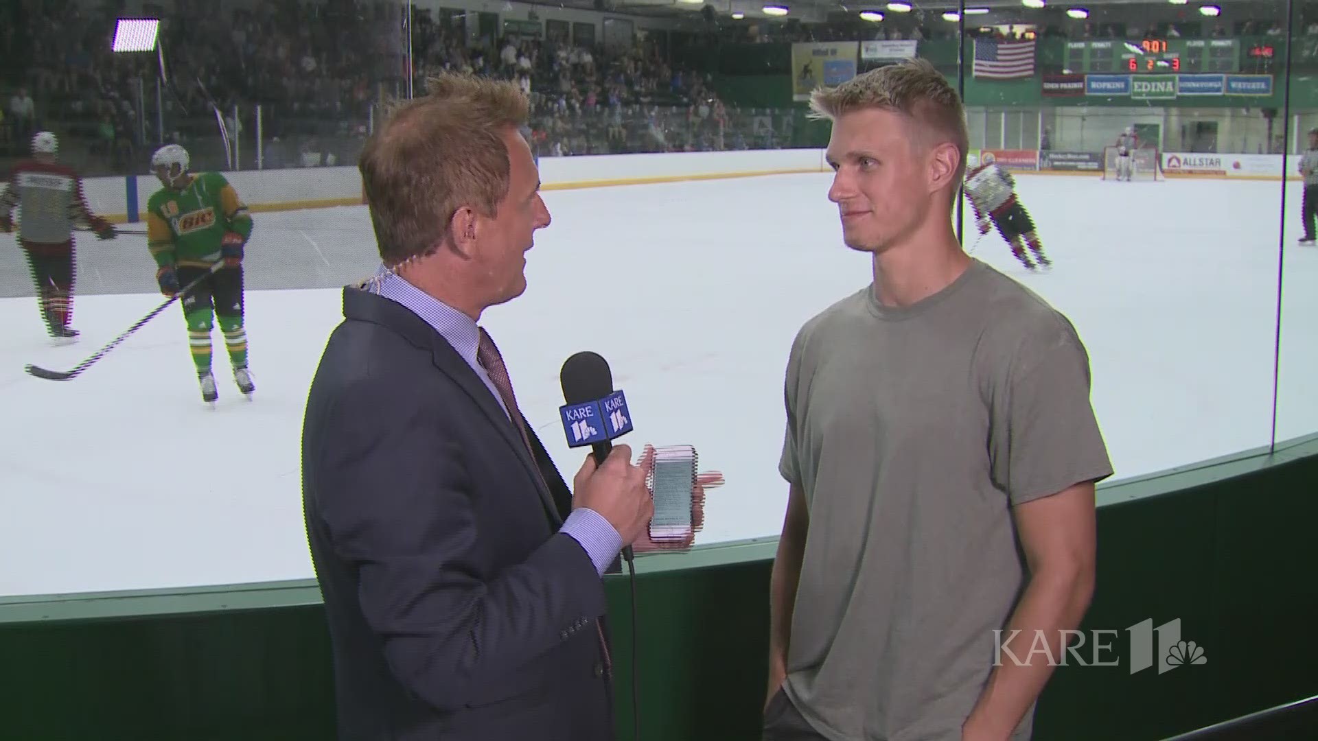 As Da Beauty League drops the puck on another summer season, KARE 11's Eric Perkins catches up with Florida Panther (and Blaine, MN native) Nick Bjugstad at Braemar Arena in Edina.
