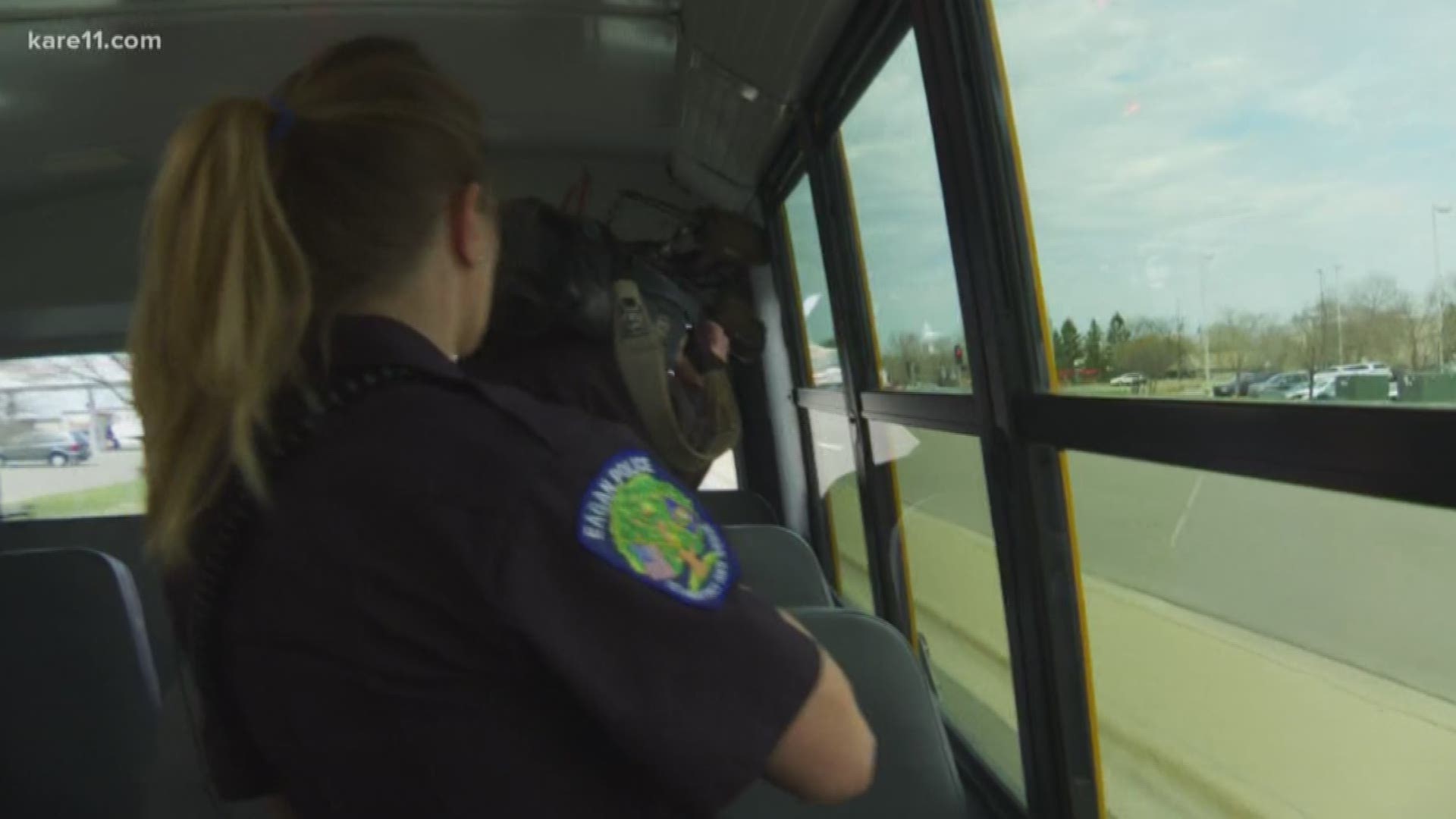 Eagan police target distracted drivers from school bus
