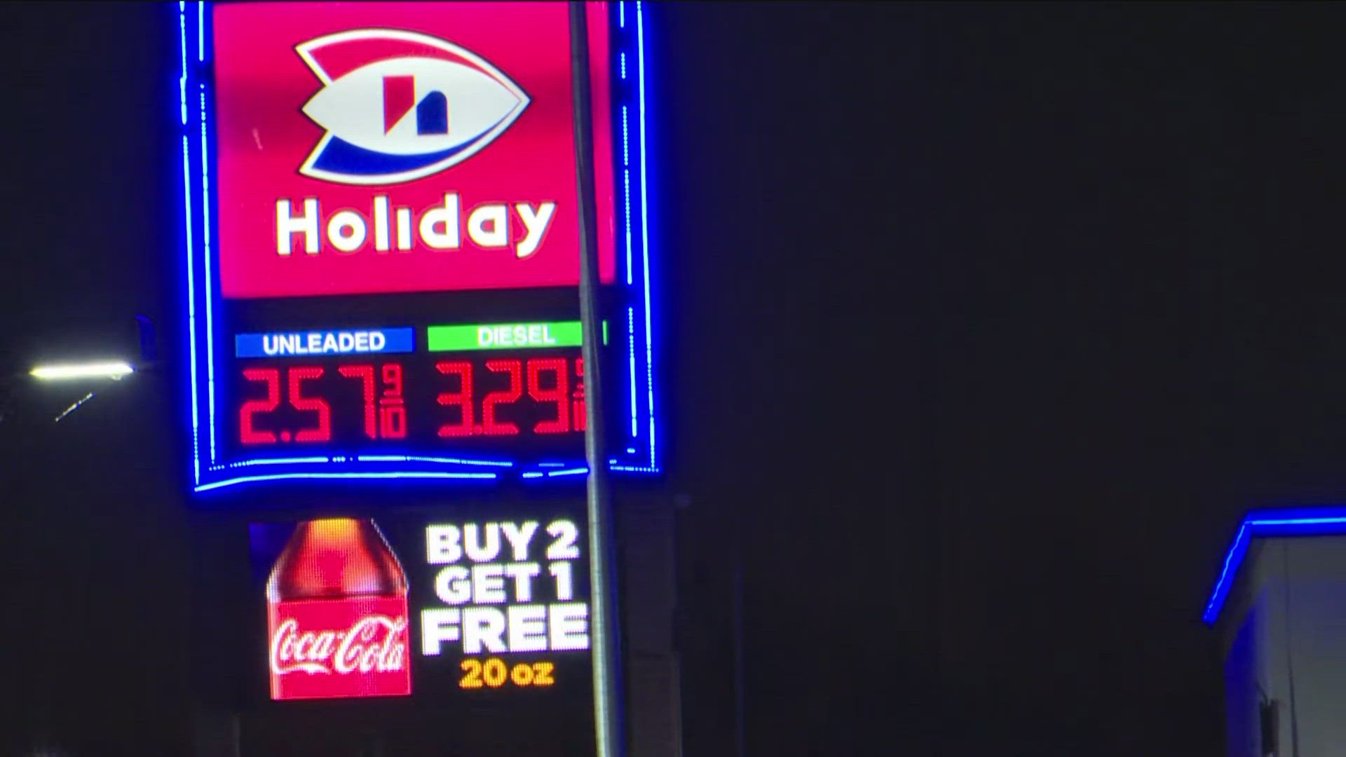 Now is a good time to fill up your car as prices near the $2.50 mark in Forest Lake. 