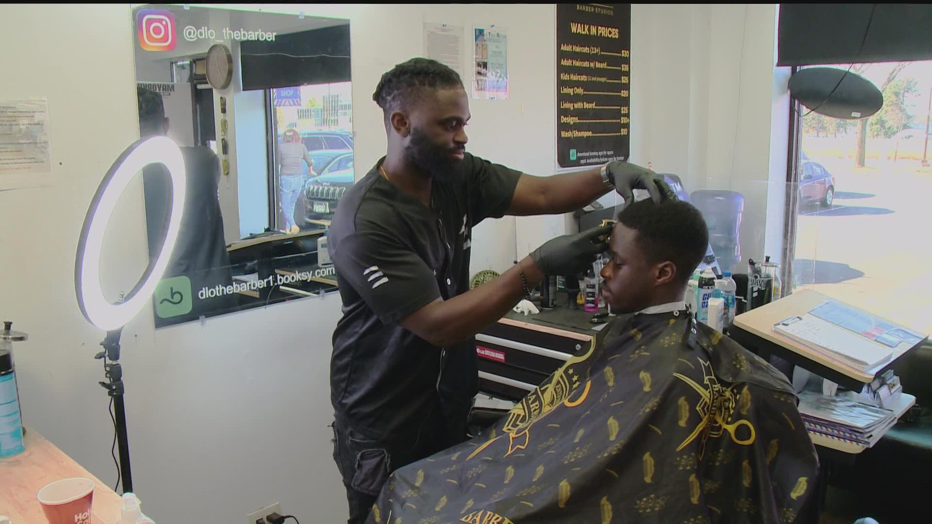 Entrepreneur barber Henry Tribes has barber shop locations in Minnesota as well as D.C.