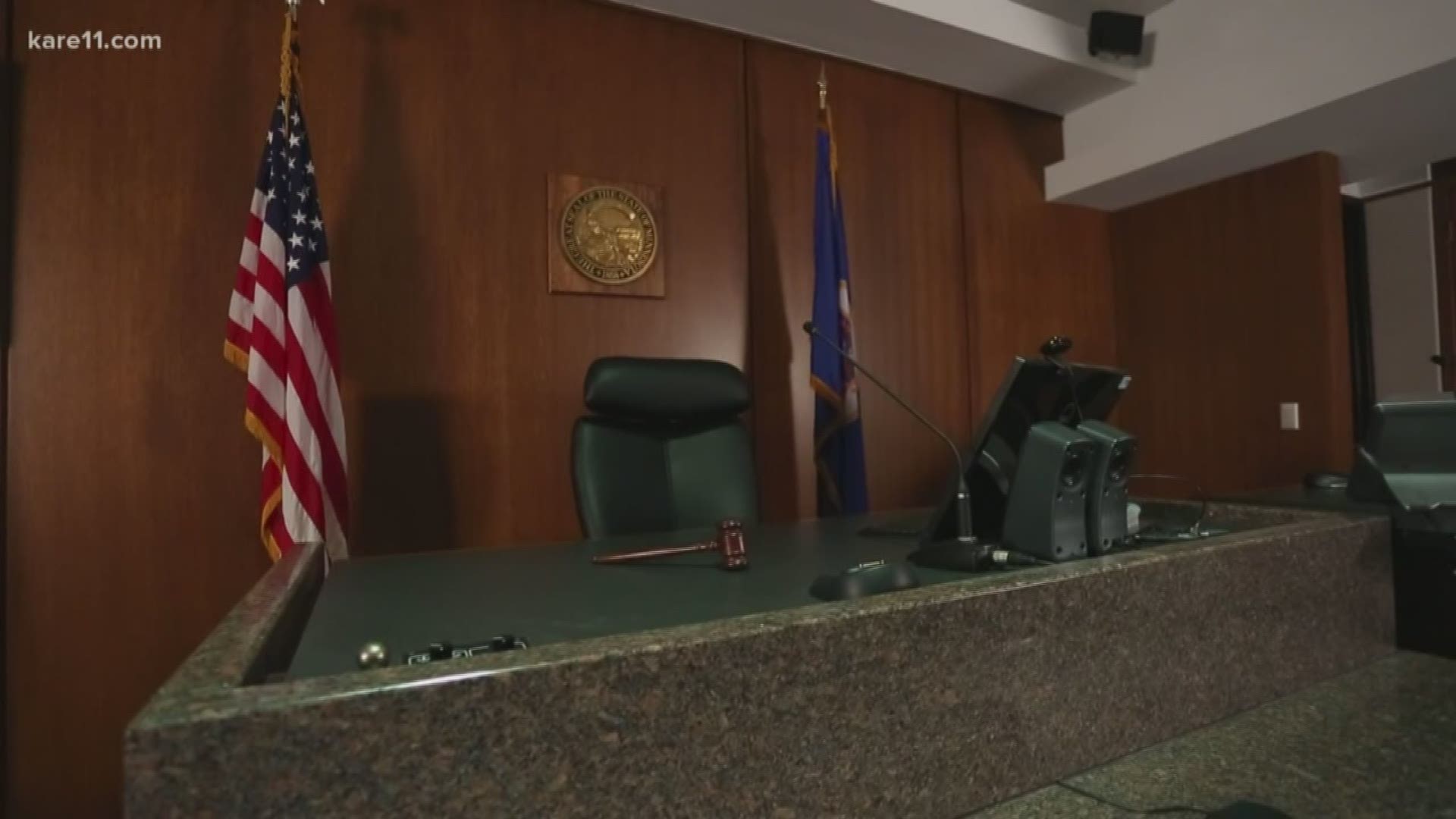 Court hearings are still happening for emergency situations, but jury trials are on hold.