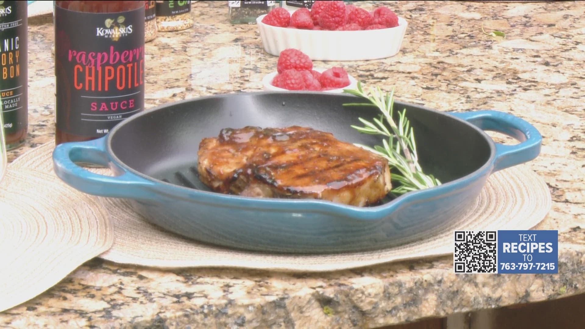 Rachael Perron, Kowalski's culinary director, joined KARE 11 Saturday to share a recipe and tips on grilling.