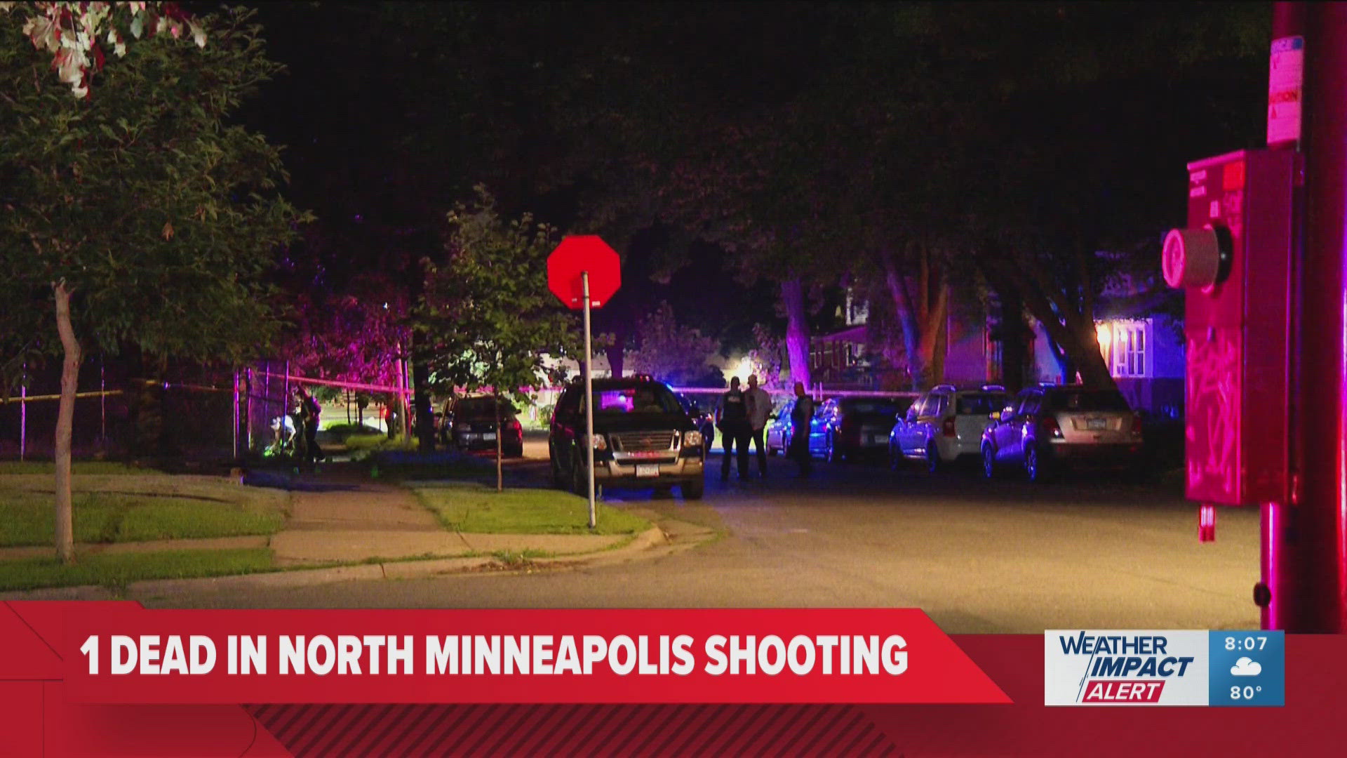 Officers believe two men were riding electric scooters in north Minneapolis when they heard gunfire.