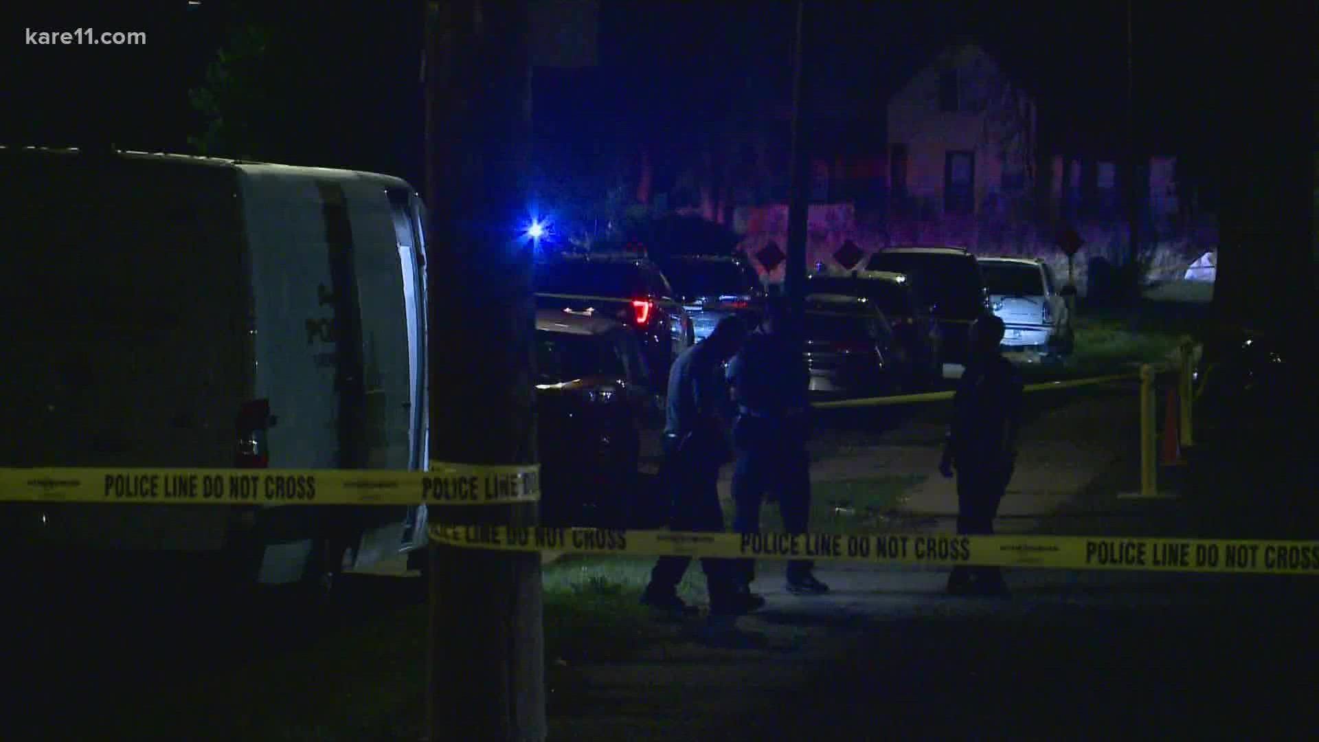 Police say they found a man lying on the ground with a gun shot wound Monday night on the North End.