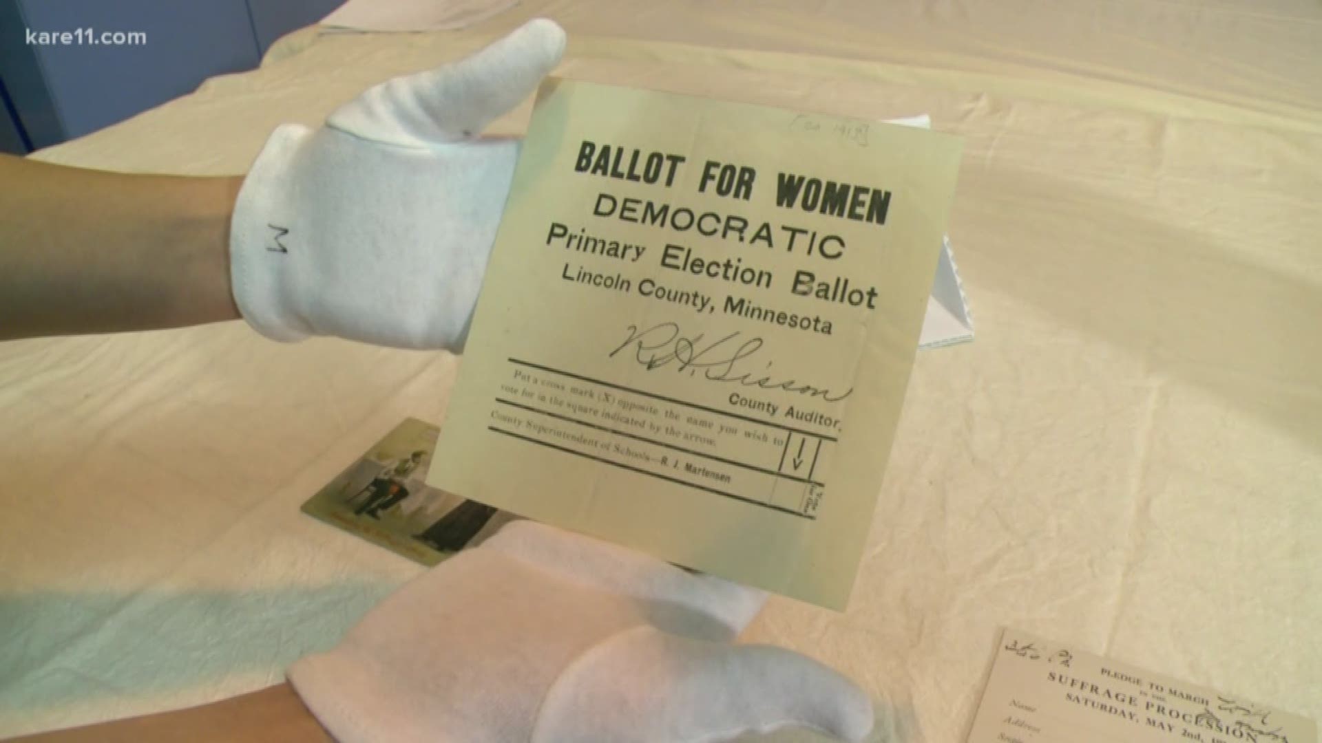 It's been nearly 100 years since women were first granted the right to vote in the U.S. Many Minnesota suffragists played a role in the passing of the 19th Amendment. https://kare11.tv/2Osima8