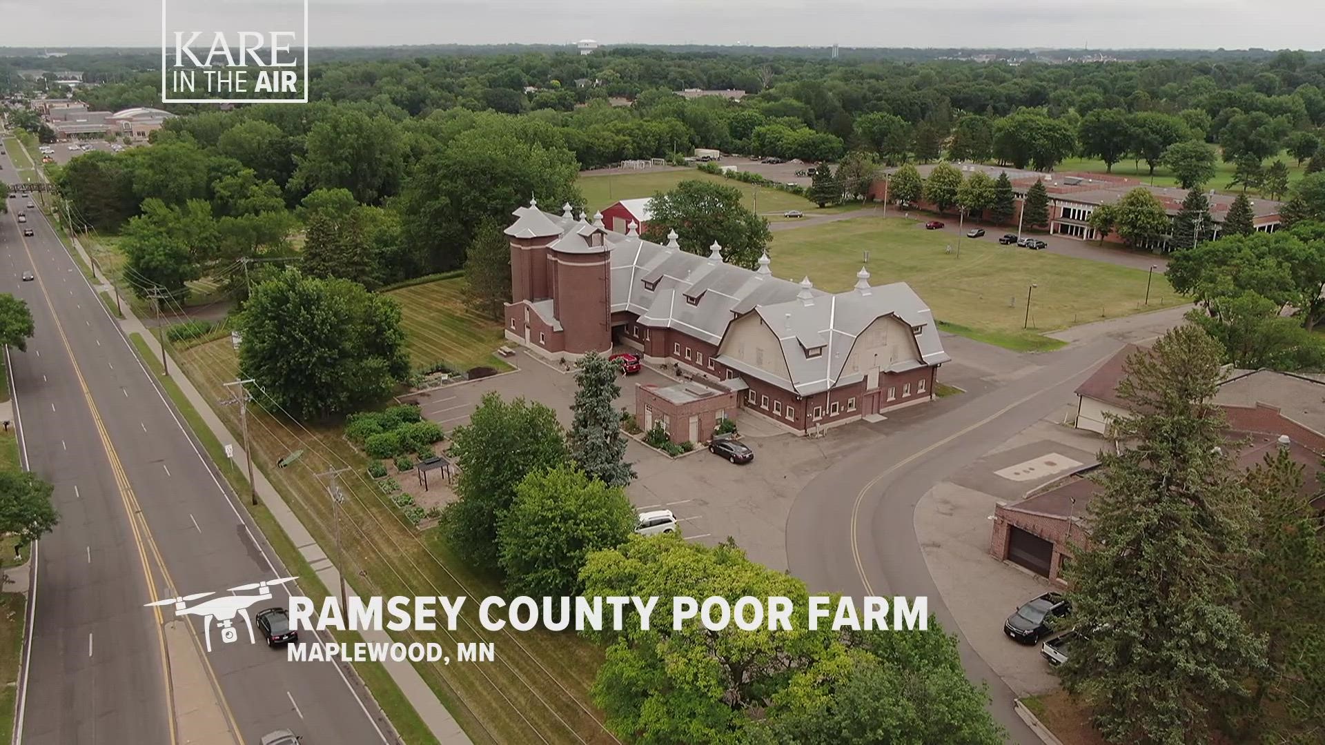 Our summer barnstorming drone tour continues with a flight over a majestic brick barn in Maplewood with an unconventional history.