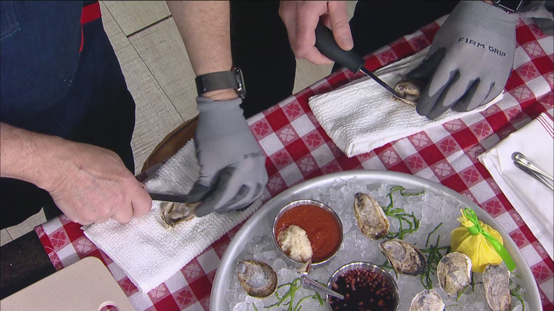Each class includes a dozen oysters to shuck and eat, beverages, one-on-one training, and an oyster knife and glove to take home.