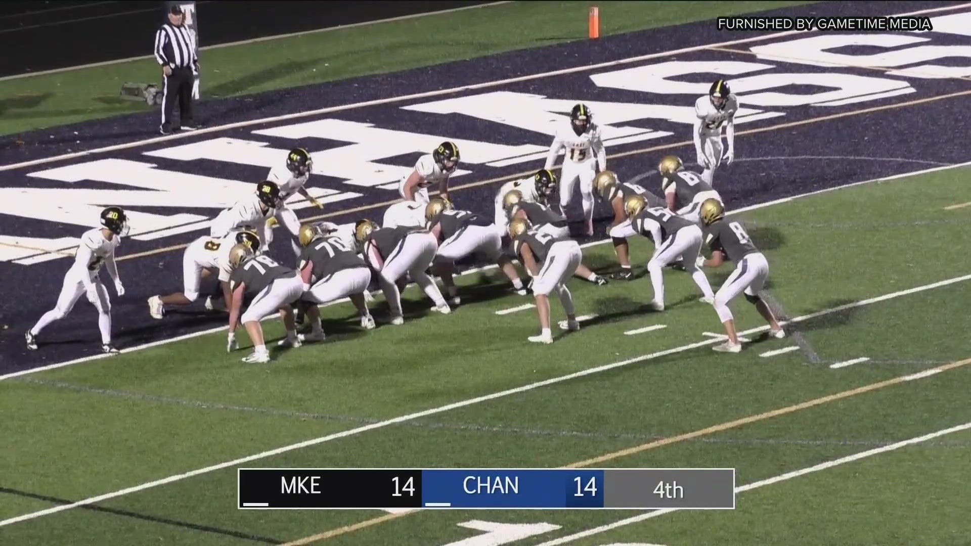 Keep up with the highlights from Friday's high school football matchup!