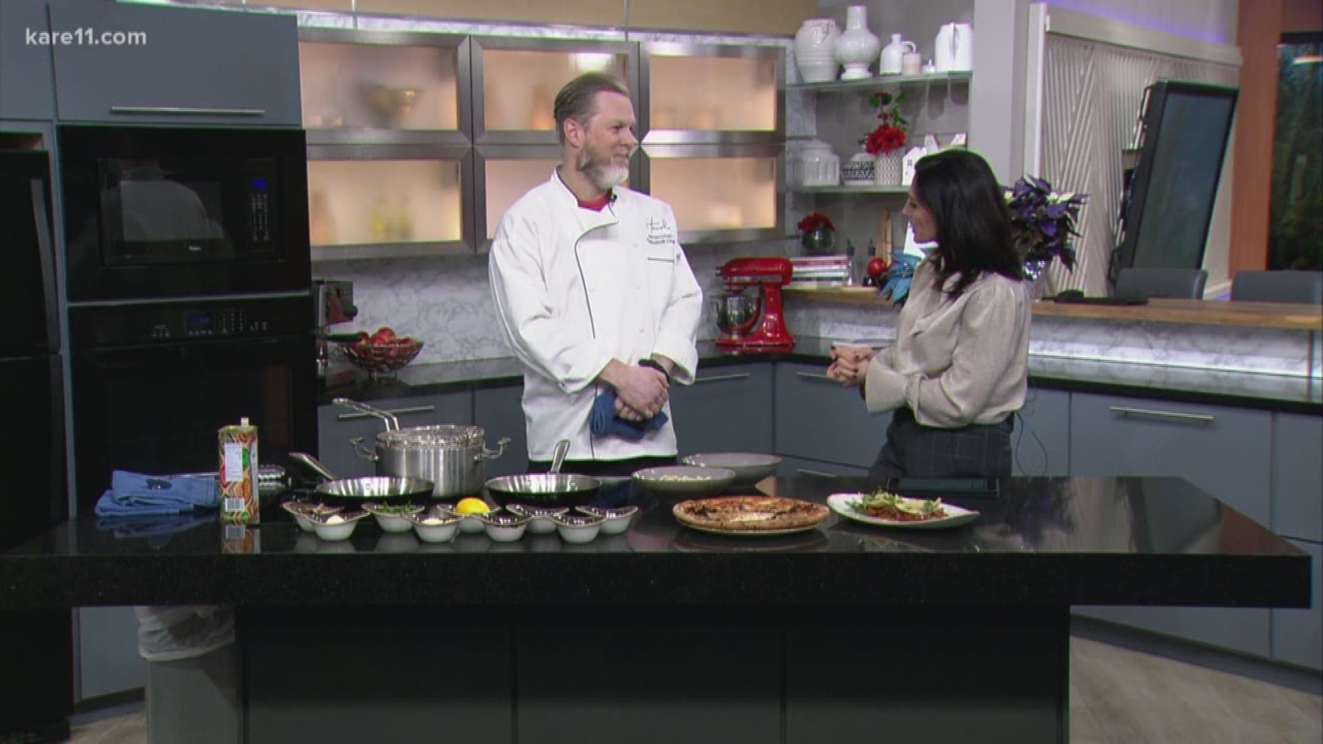 You can take a break from your kitchen this holiday season and check out a new Minneapolis restaurant offering comfort food ideal for these colder months. Aaron Uban, head chef at "Tavola" the restaurant inside Elliot Park Hotel joined KARE 11 News at 4 to show off his dishes.