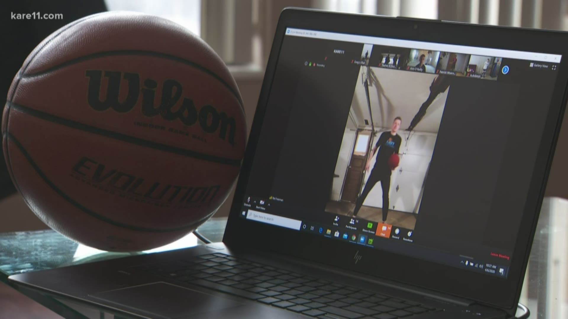 A Twin Cities company is putting together online basketball clinics to help kids practice their skills during the coronavirus pandemic.