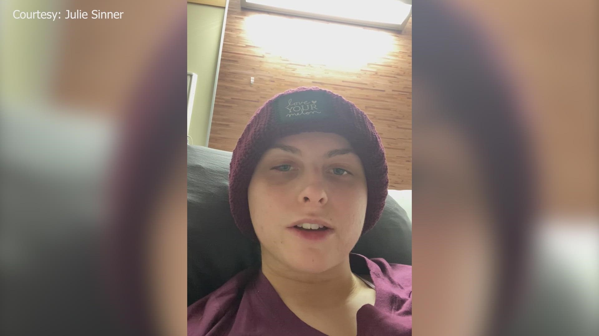 Mackenzie Sinner's family says a driver hit the 19-year-old on Jan. 20 and she's been in a La Crosse hospital ever since.