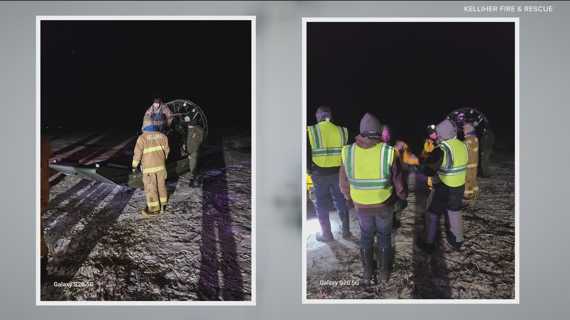 Crews rescue people on ice broken away from Upper Red Lake