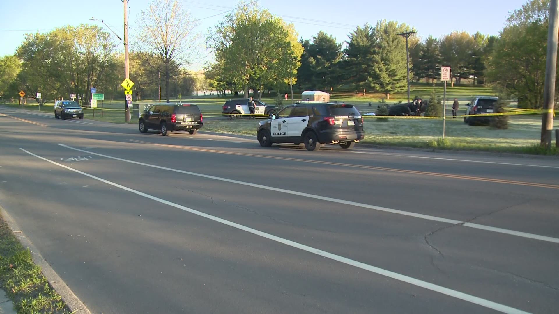 Minneapolis police say a woman in her 30s is deadf after being ejected from her vehicle during a high-speed rollover Tuesday.