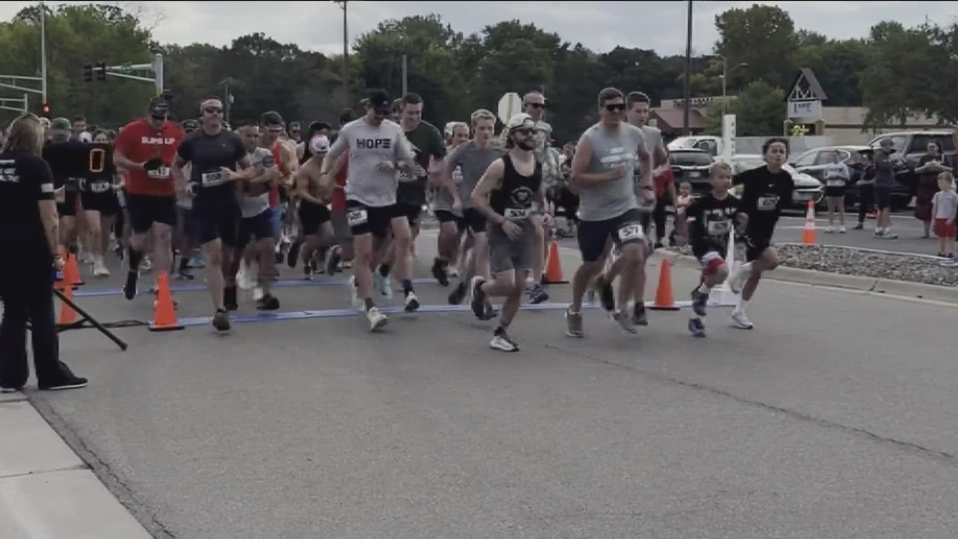 The Officer Shawn Silvera Memorial 5K raised funds for the Invisible Wounds Project, supporting veterans and first responders.