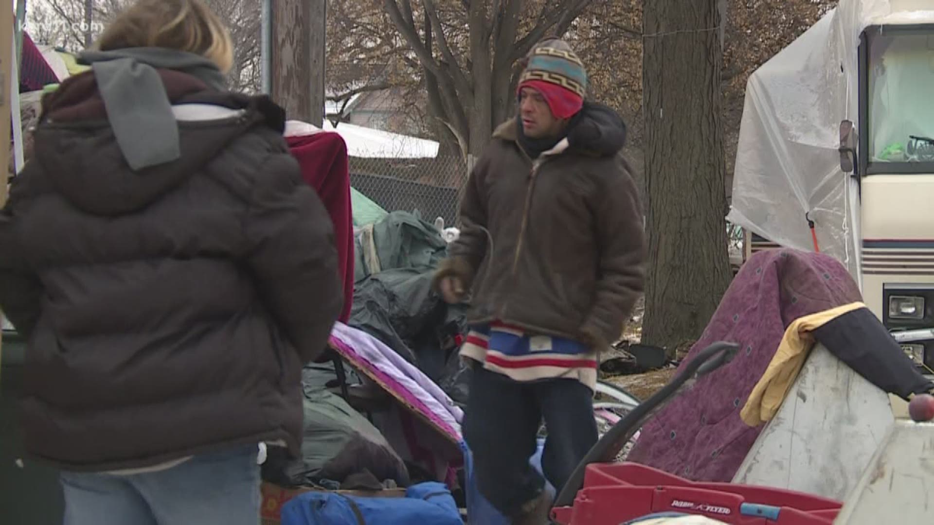Kiya Edwards checks in with the mayor's office on what is being done for the people who are living in a homeless camp in Minneapolis.