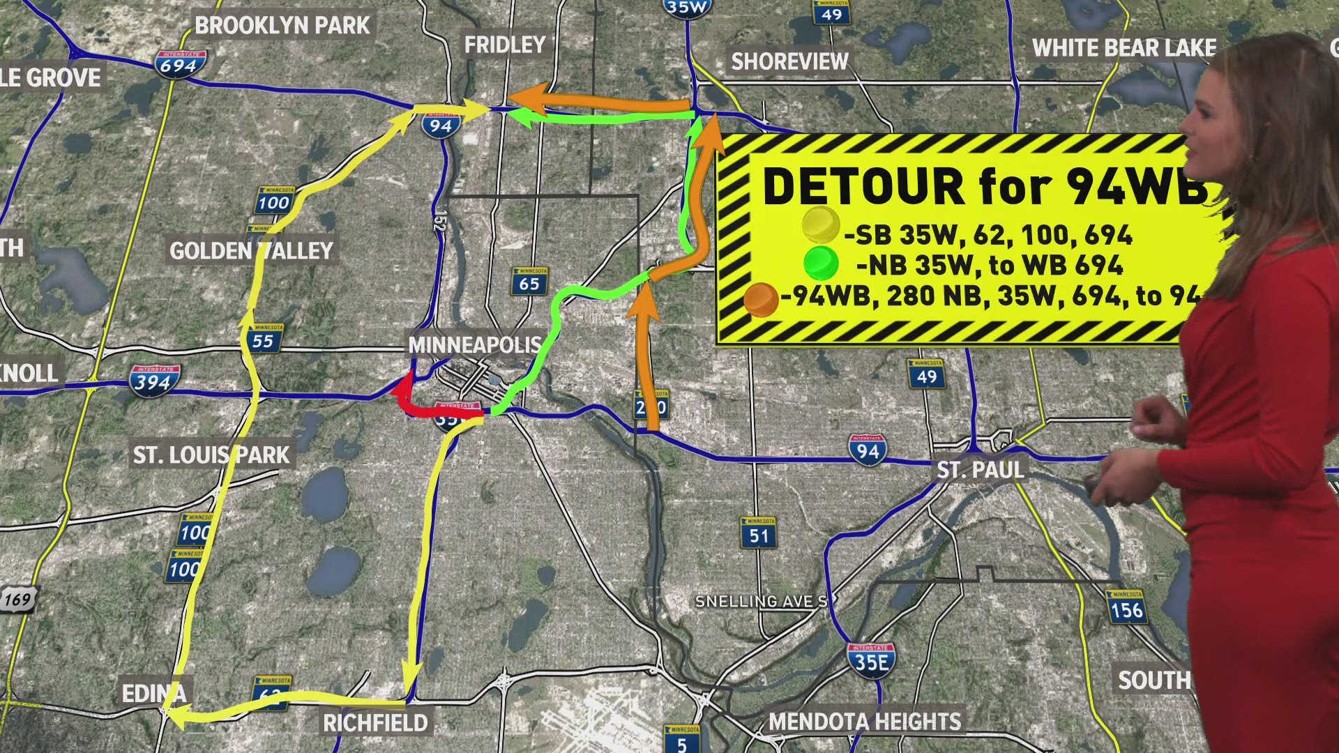 A major closure on I-94 may provide the Twin Cities its biggest construction headache yet this year.