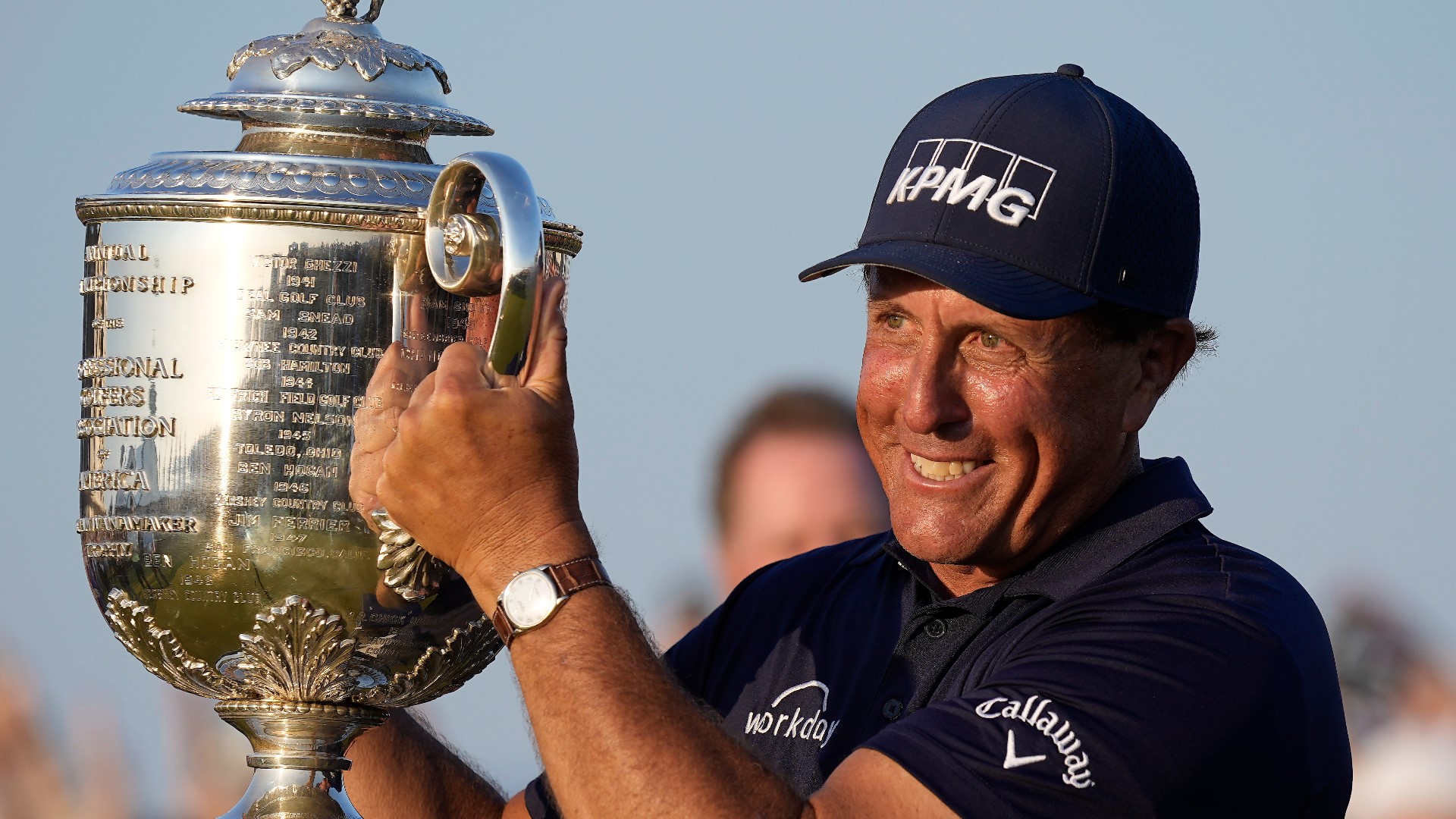 50-year-old Phil Mickelson becomes the oldest golfer to win a major after capturing the PGA Championship on Sunday.