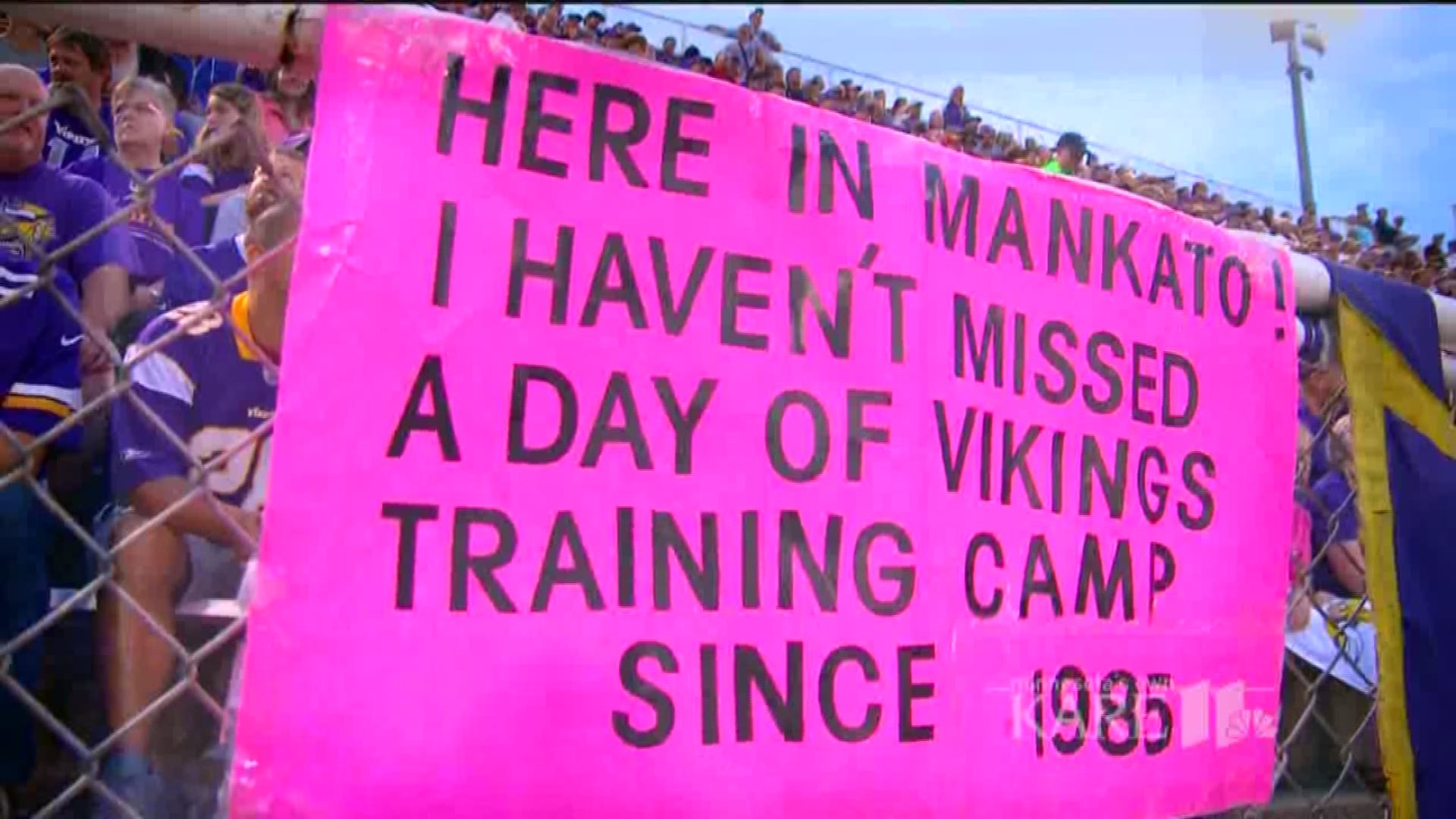 Vikings players bid farewell to training camp in Mankato