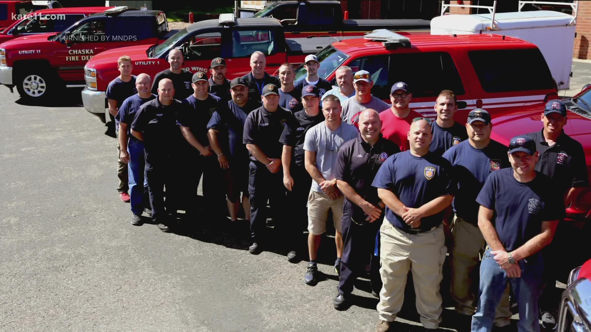 Local firefighters returned Wednesday from helping relief efforts in Louisiana in the aftermath of Hurricane Ida.