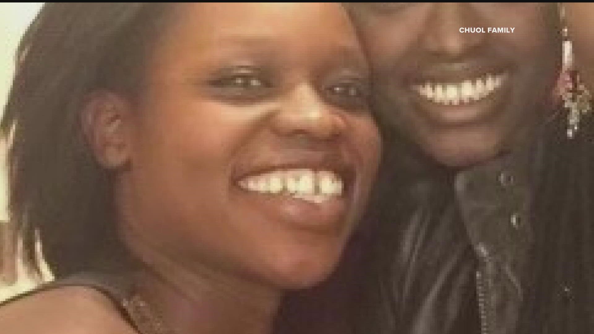 Officials working 30-year-old Nyawour Chuol's case say the search for the missing woman continues, and again asked for the public's help locating her.