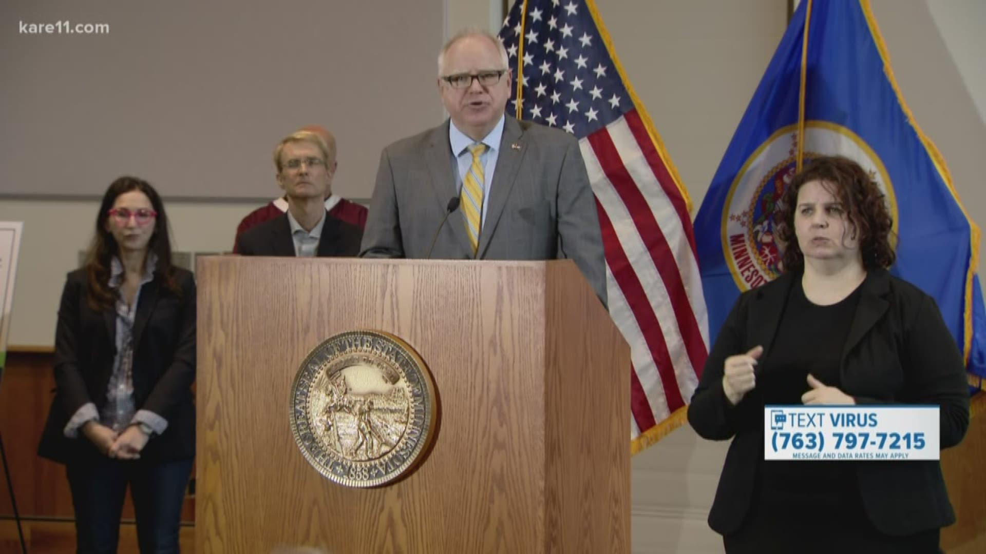 Governor Tim Walz is ordering restaurants and bars to stop indoor dining. Drive-thru and takeout will remain available.