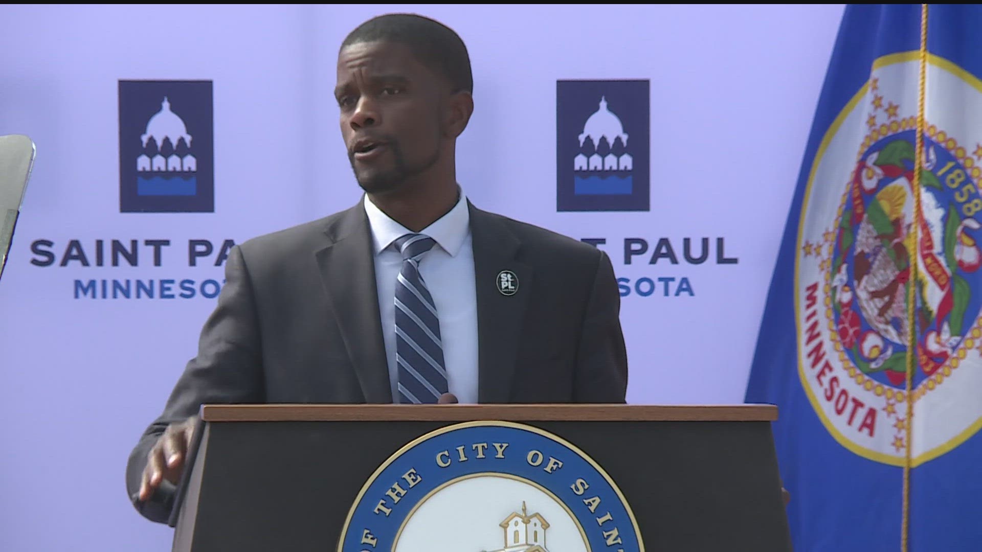 Mayor Carter asked voters to consider raising the city's sales tax by 1 percent for 20 years to help fix parks and roads.