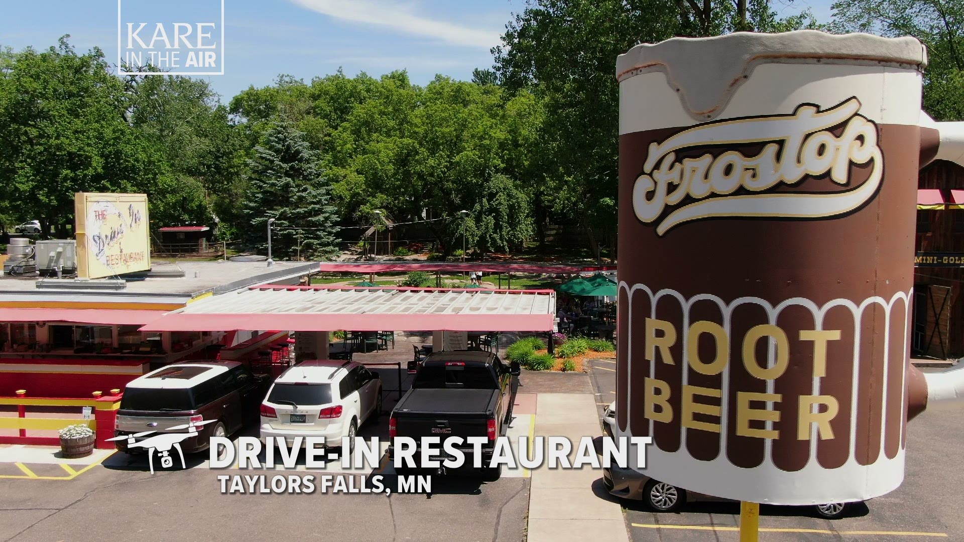As you might expect from the iconic mug rotating outside, root beer is one of the Drive In's staples.