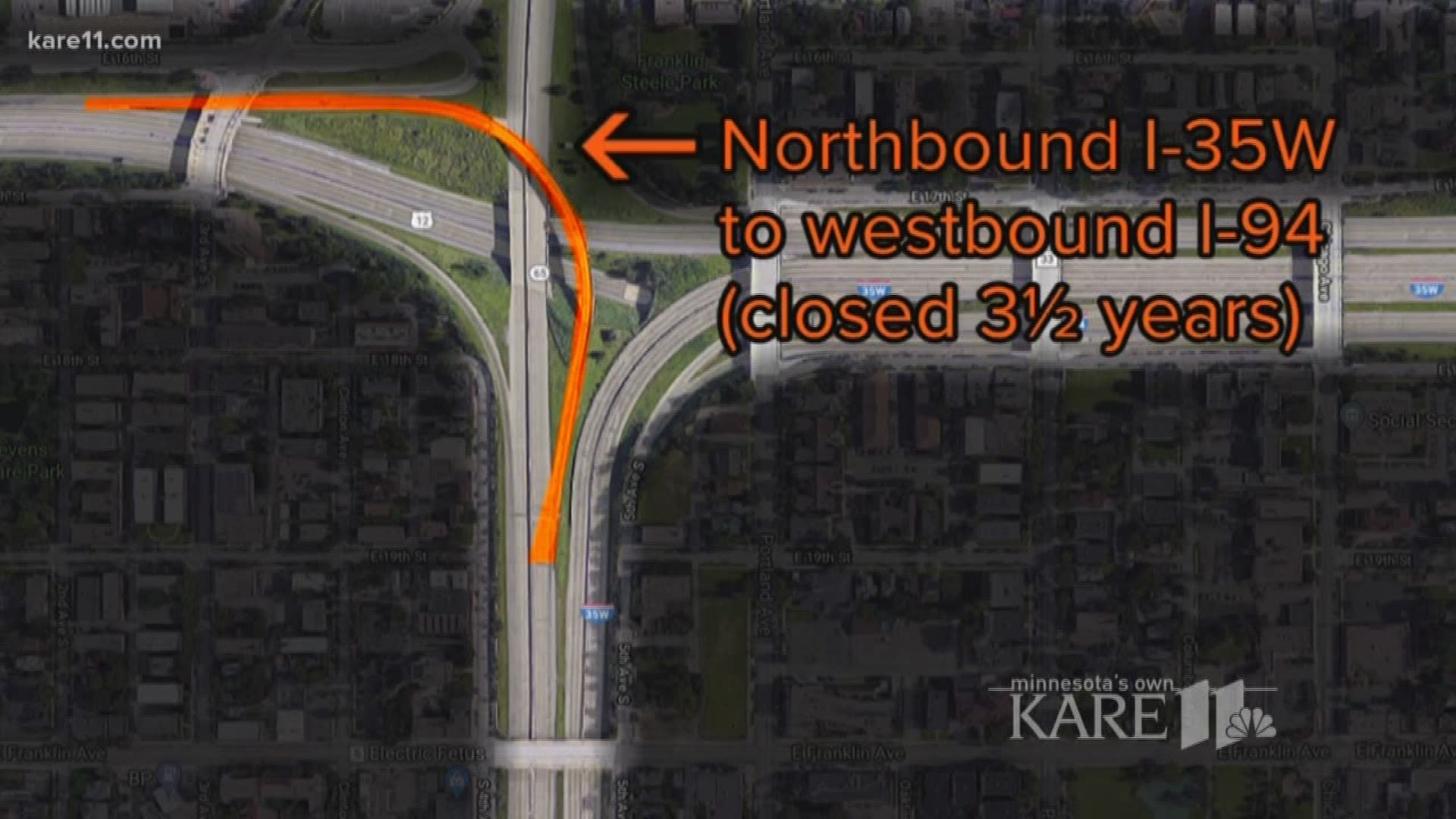 This weekend the painting of the Whitney pedestrian bridge near the Minneapolis Sculpture Garden will force the closure of I-94 in both directions. But that's just the start... https://kare11.tv/2jmFJoh